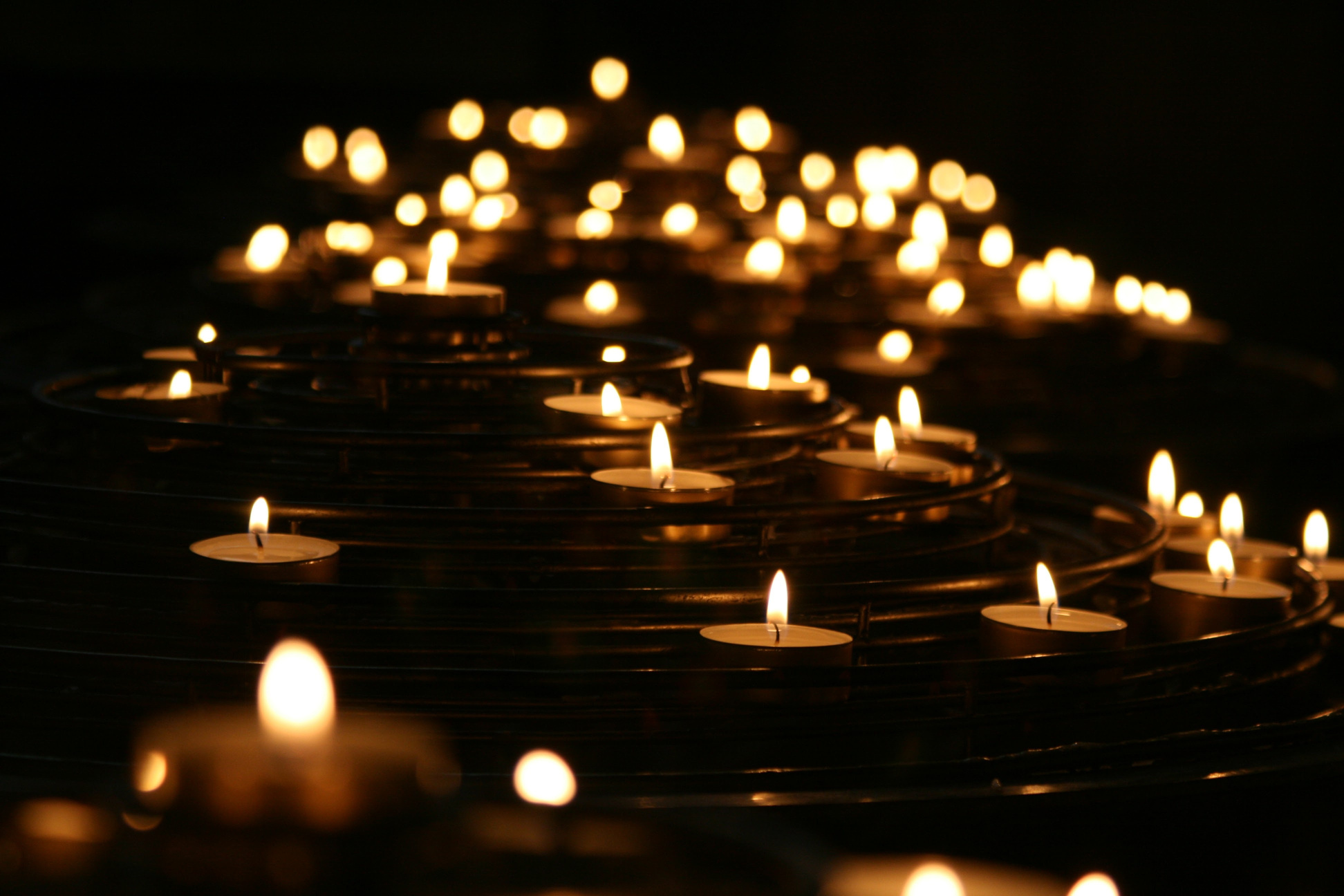 Candles on Dark Enviroment